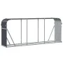 Galvanized steel anthracite gray firewood rack 234x45x100 cm by , Firewood bags and holders - Ref: Foro24-364565, Price: 69,6...