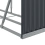 Leñero de acero galvanizado gris antracita 234x45x100 cm de , Bolsas y soportes de leña - Ref: Foro24-364565, Precio: 70,05 €...