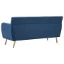 3-seater sofa upholstered in blue fabric 172x70x82 cm by vidaXL, Sofas - Ref: Foro24-247130, Price: 302,14 €, Discount: %