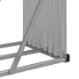 Galvanized steel anthracite gray firewood rack 234x45x100 cm by , Firewood bags and holders - Ref: Foro24-364565, Price: 69,6...