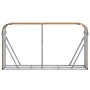 Light brown galvanized steel firewood rack 180x45x100 cm by , Firewood bags and holders - Ref: Foro24-364584, Price: 55,04 €,...