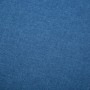 Sofá de 3 plazas tapizado de tela azul 172x70x82 cm