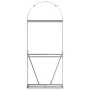 Leñero de acero galvanizado gris claro 80x45x190 cm de , Bolsas y soportes de leña - Ref: Foro24-364550, Precio: 63,44 €, Des...