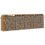 Leñero de acero galvanizado marrón claro 300x45x100 cm de , Bolsas y soportes de leña - Ref: Foro24-364586, Precio: 78,19 €