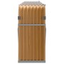 Holzhalter aus hellbraunem verzinktem Stahl 300x45x100 cm von , Brennholztaschen und -halter - Ref: Foro24-364586, Preis: 78,...