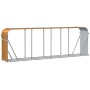 Holzhalter aus hellbraunem verzinktem Stahl 300x45x100 cm von , Brennholztaschen und -halter - Ref: Foro24-364586, Preis: 78,...