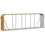 Holzhalter aus hellbraunem verzinktem Stahl 300x45x100 cm von , Brennholztaschen und -halter - Ref: Foro24-364586, Preis: 78,...