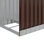 Leñero de acero galvanizado marrón 40x45x100 cm de , Bolsas y soportes de leña - Ref: Foro24-364567, Precio: 49,44 €, Descuen...