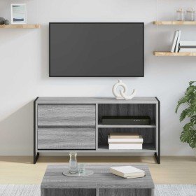 Gabinete de TV con cajón Gris Sonoma 100 x 36 x 49,5 cm en Muebles TV | Comprar online en Foro24