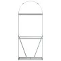 Galvanized silver steel firewood rack 80x45x190 cm by , Firewood bags and holders - Ref: Foro24-364590, Price: 56,05 €, Disco...