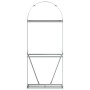 Leñero de acero galvanizado plateado 80x45x190 cm de , Bolsas y soportes de leña - Ref: Foro24-364590, Precio: 56,76 €, Descu...