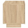Mesita de noche con luces LED roble Sonoma 70x36x40,5 cm de , Mesitas de noche - Ref: Foro24-836779, Precio: 62,65 €, Descuen...