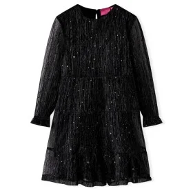 Langarm-Kinderkleid schwarz 128 von , Kinderkleider - Ref: Foro24-14885, Preis: 15,92 €, Rabatt: %