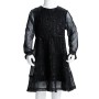 Long-sleeved black children's dress size 128 by , Children's dresses - Ref: Foro24-14885, Price: 16,08 €, Discount: %