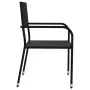 5-teiliges Garten-Ess-Set aus schwarzem synthetischem Rattan von , Gartensets - Ref: Foro24-3156758, Preis: 232,05 €, Rabatt: %