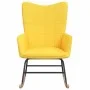 Mustard yellow fabric rocking chair by , Rocking chairs - Ref: Foro24-328014, Price: 117,47 €, Discount: %