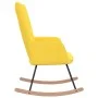 Mustard yellow fabric rocking chair by , Rocking chairs - Ref: Foro24-328014, Price: 117,47 €, Discount: %