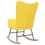 Mustard yellow fabric rocking chair by , Rocking chairs - Ref: Foro24-328014, Price: 117,47 €, Discount: %