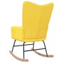 Senfgelber Schaukelstuhl aus Stoff von , Schaukelstühle - Ref: Foro24-328014, Preis: 119,16 €, Rabatt: %