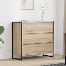 Vitrina con cajón Sonoma 79 x 36 x 75.5 cm Madera contrachapada en Aparadores | Comprar online en Foro24