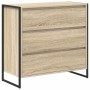 Vitrina con cajón Sonoma 79 x 36 x 75.5 cm Madera contrachapada