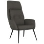 Dark Gray Faux Suede Leather Relaxation Armchair by , Armchairs - Ref: Foro24-341282, Price: 96,30 €, Discount: %