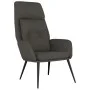 Sillón de relax de piel de ante sintética gris oscuro de , Sillones - Ref: Foro24-341282, Precio: 94,88 €, Descuento: %