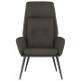 Dark Gray Faux Suede Leather Relaxation Armchair by , Armchairs - Ref: Foro24-341282, Price: 96,30 €, Discount: %