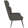 Dark Gray Faux Suede Leather Relaxation Armchair by , Armchairs - Ref: Foro24-341282, Price: 96,30 €, Discount: %