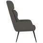 Sillón de relax de piel de ante sintética gris oscuro de , Sillones - Ref: Foro24-341282, Precio: 94,88 €, Descuento: %