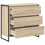 Vitrina con cajón Sonoma 79 x 36 x 75.5 cm Madera contrachapada