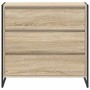 Vitrina con cajón Sonoma 79 x 36 x 75.5 cm Madera contrachapada