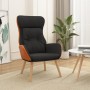 Entspannungssessel aus schwarzem Stoff und PVC von , Sessel - Ref: Foro24-341307, Preis: 107,00 €, Rabatt: %