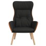Entspannungssessel aus schwarzem Stoff und PVC von , Sessel - Ref: Foro24-341307, Preis: 107,00 €, Rabatt: %