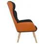 Sillón de relax de tela y PVC negro de , Sillones - Ref: Foro24-341307, Precio: 105,05 €, Descuento: %