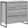 Vitrina Gris Sonoma 79 x 36 x 75.5 cm Madera contrachapada