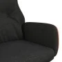 Black fabric and PVC relaxation armchair by , Armchairs - Ref: Foro24-341307, Price: 105,05 €, Discount: %