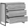 Vitrina Gris Sonoma 79 x 36 x 75.5 cm Madera contrachapada