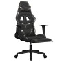 Gaming chair with massage footrest black camouflage synthetic leather by , Gaming chairs - Ref: Foro24-345444, Price: 127,85 ...