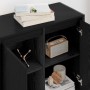 Armario auxiliar Roble Negro 79 x 36 x 75 cm