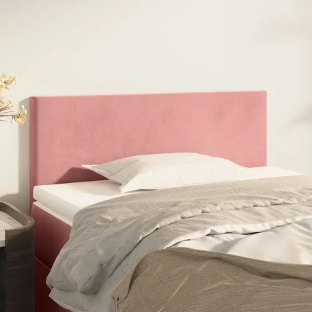 Cabecero de terciopelo rosa 90x5x78/88 cm de , Cabeceros y pies de cama - Ref: Foro24-345763, Precio: 39,58 €, Descuento: %