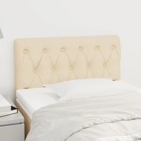 Cream fabric headboard 80x7x78/88 cm by , Headboards and footboards - Ref: Foro24-346303, Price: 43,35 €, Discount: %