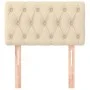 Cabecero de tela color crema 80x7x78/88 cm de , Cabeceros y pies de cama - Ref: Foro24-346303, Precio: 43,72 €, Descuento: %