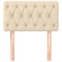 Cream fabric headboard 80x7x78/88 cm by , Headboards and footboards - Ref: Foro24-346303, Price: 44,44 €, Discount: %