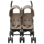 Taupe gray steel twin cart by vidaXL, Baby strollers - Ref: Foro24-10237, Price: 208,37 €, Discount: %