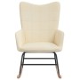 Cream fabric rocking chair by , Rocking chairs - Ref: Foro24-328009, Price: 111,93 €, Discount: %