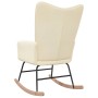 Cream fabric rocking chair by , Rocking chairs - Ref: Foro24-328009, Price: 111,93 €, Discount: %