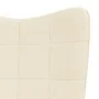 Cremefarbener Schaukelstuhl aus Stoff von , Schaukelstühle - Ref: Foro24-328009, Preis: 117,15 €, Rabatt: %