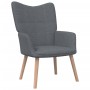 Dark Gray Fabric Relaxation Chair with Footrest by , Armchairs - Ref: Foro24-327931, Price: 133,00 €, Discount: %