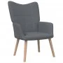 Dark Gray Fabric Relaxation Chair with Footrest by , Armchairs - Ref: Foro24-327931, Price: 140,87 €, Discount: %